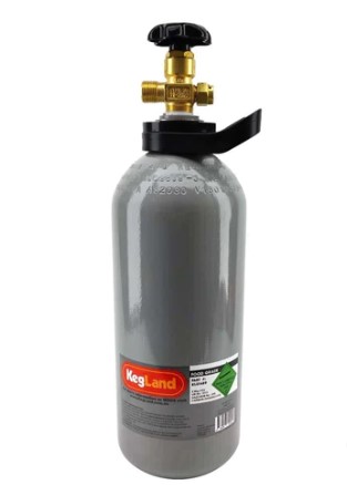 Kegland FULL 2.6kg CO2 Gas Cylinder