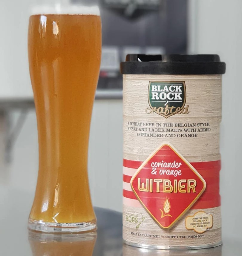 Black Rock Crafted Coriander & Orange Witbier Beer Kit (1.7kg) Black Rock Crafted Coriander & Orange Witbier Beer Kit (1.7kg) Black Rock Crafted Coriander & Orange Witbier Beer Kit (1.7kg)
