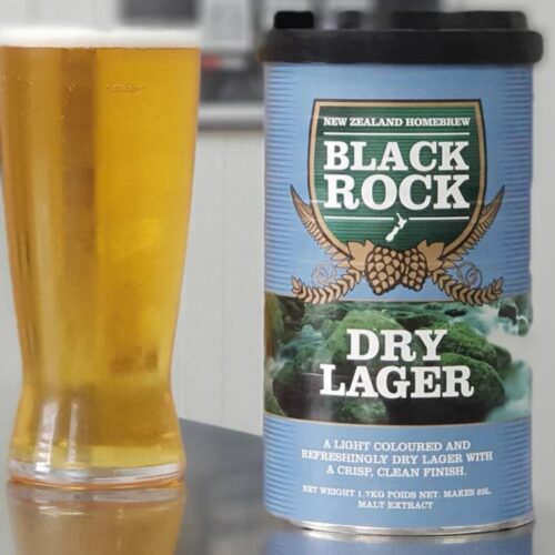 Black Rock Dry Lager Beer Kit (1.7kg)