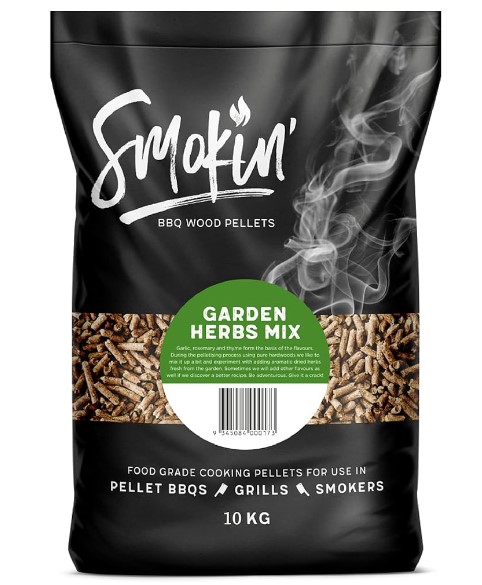 Smokin' BBQ Wood Pellets - Garden Herbs 10kg