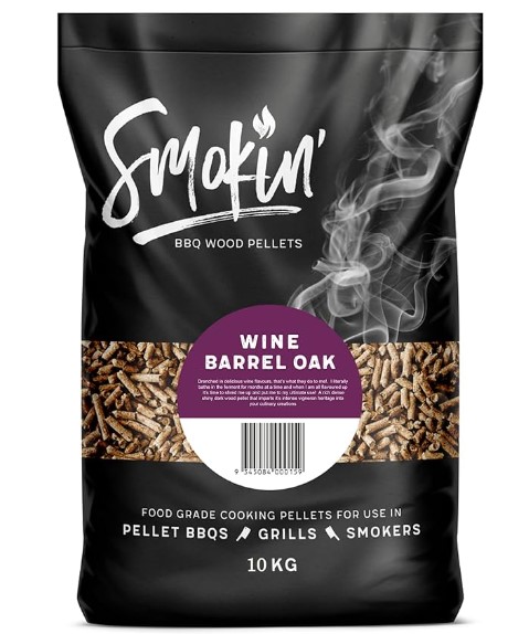 Smokin' BBQ Wood Pellets - Wine Oak Barrel 10kg