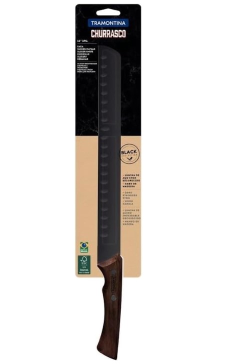 Tramontina Churrasco Black Collection Brisket Slicer Knife, 12 Inch