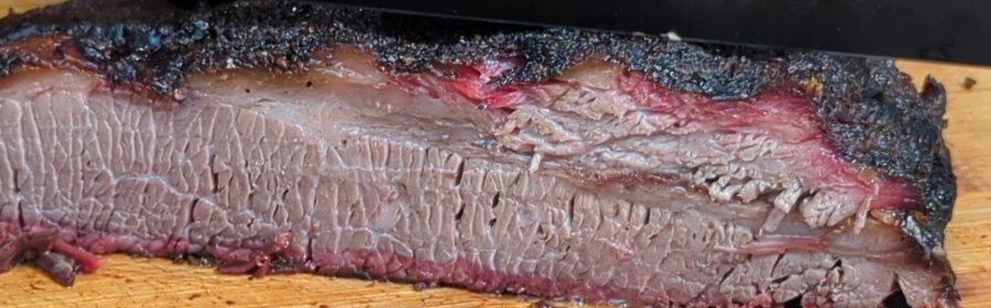 slicing brisket on zgrills image