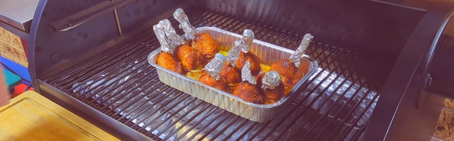 smoked chicken lollipops smoke drumsticks