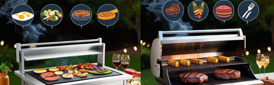Grill Talk: Dishing on Flat Top Grill vs Regular Grill Grill Talk: Dishing on Flat Top Grill vs Regular Grill Flat Top Grill vs Regular Grill article image