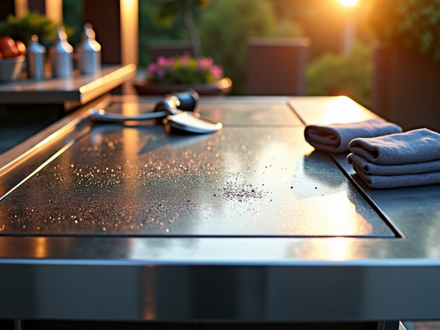 Cleaning a Flat Top Grill