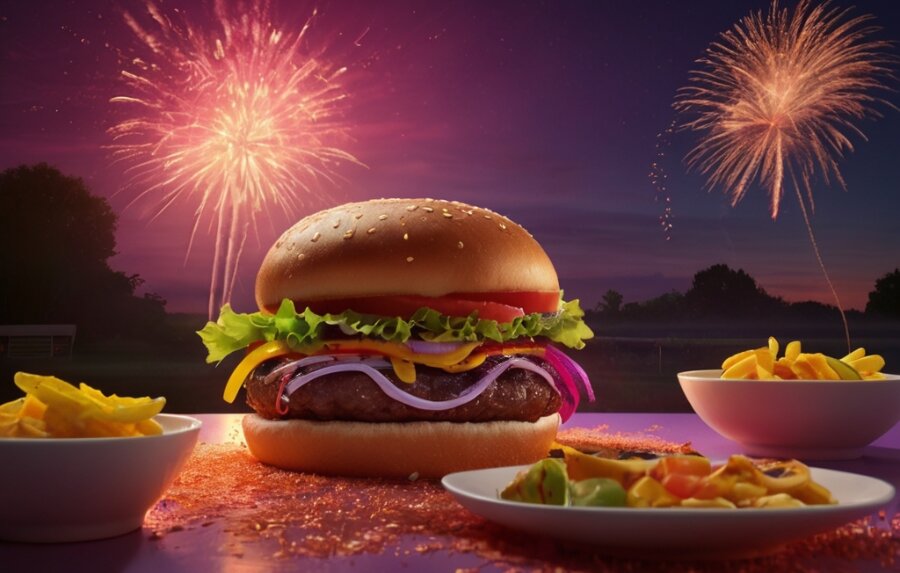 Grilling Juicy Burgers